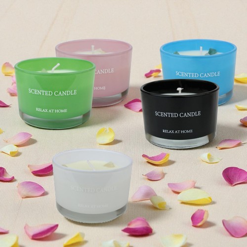 Coconut soy wax scented glass - coconut,
