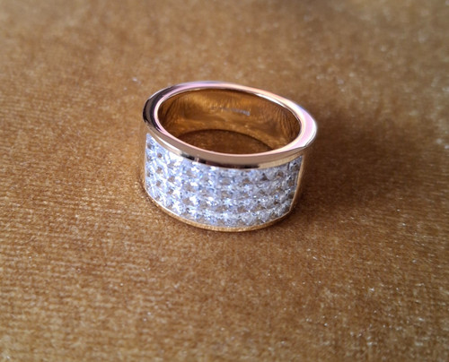 Diamonique stainless steel