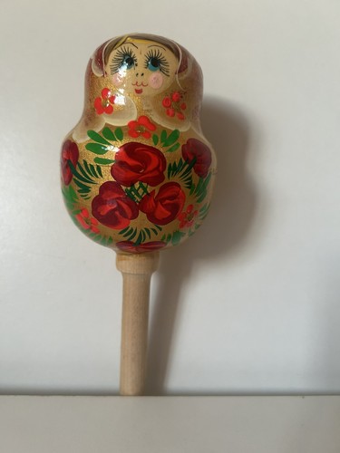 Baby rattle hand - rattle, painted