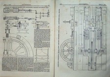 Old Antique Print 1876