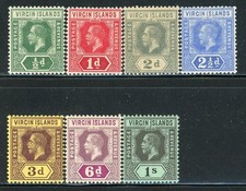 VIRGIN ISLANDS 38-44 SG69-75