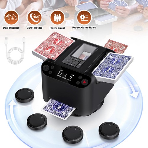 Automatic card shuffler - automatic,