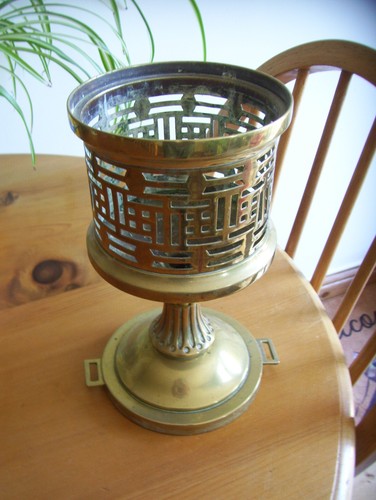 Superb victorian brass oil - brass,