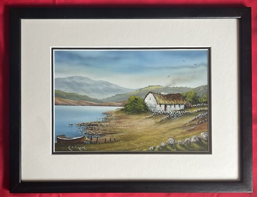 Original irish art oil - oil, on