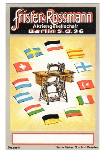 Postcard german frister - german, &