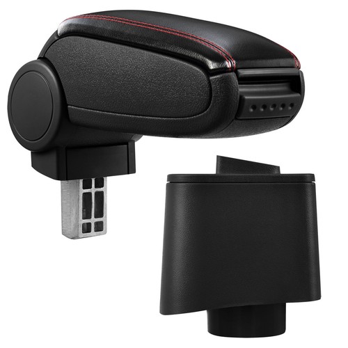Center armrest leather cover - center,