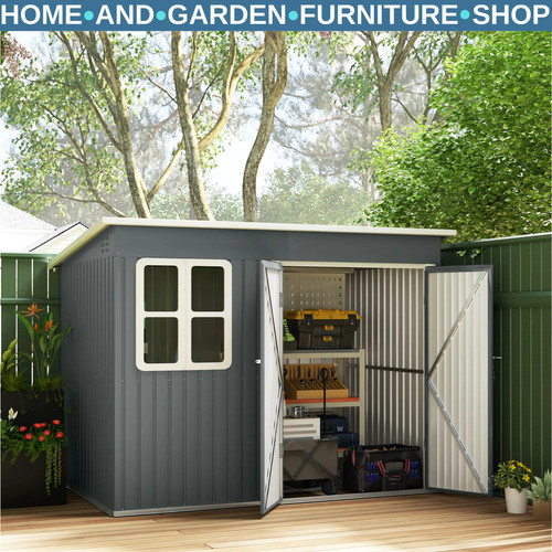 6ft metal garden - x, storage
