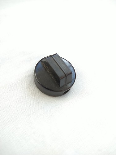 Vintage bakelite control knob - bakelite,