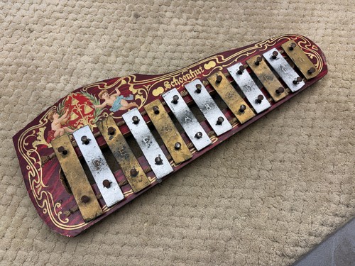 Schoenhut metallophone key - schoenhut,