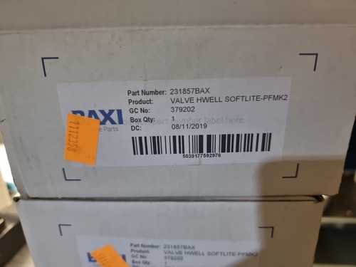 Baxi softlite pfmk2 gas - baxi, valve