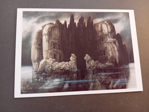 Giger art postcard - giger,