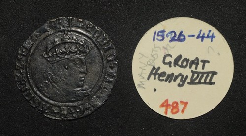 Henry viii groat second - henry, groat.