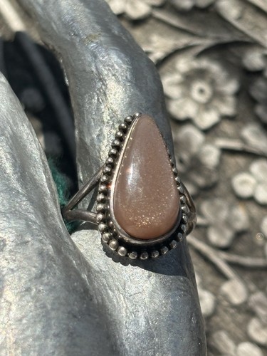 Handmade sterling silver peach