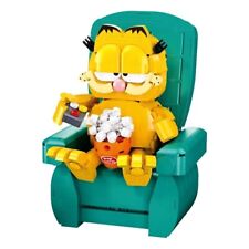 Cartoon Cat Building Block Set Garfield Famous Sofa Figure Kids Gift Toys Bricks