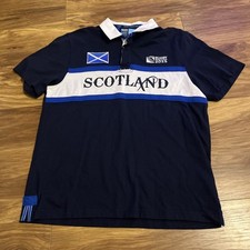 Scotland Mens 2015 Rugby World Cup Shirt Size XL