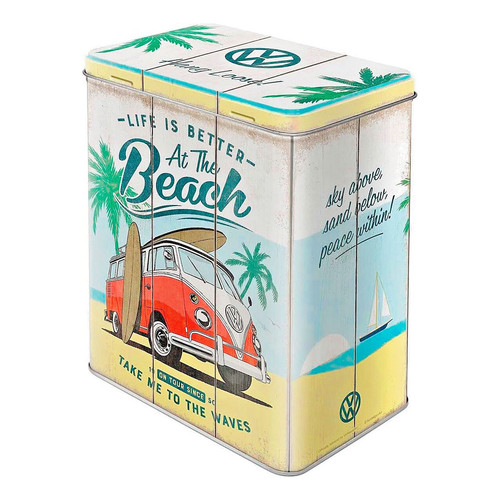 Storage tin nostalgic art - storage, tin,