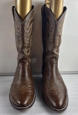 JUSTIN BROWN SMOOTH OSTRICH &