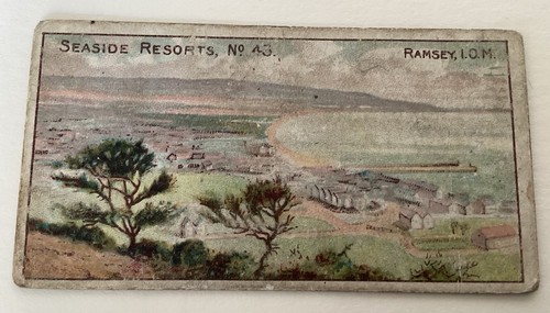 Wills cigarette card seaside - card,
