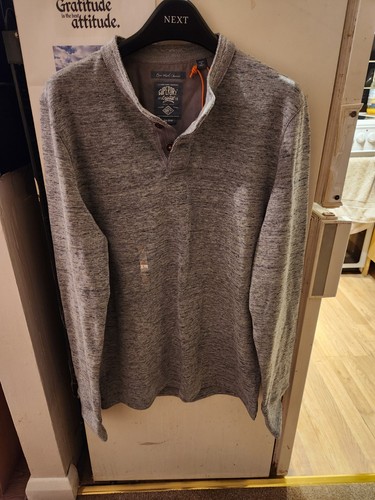 Men fleece sweater - sweater, large