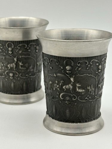 Pair zinn becker pewter - becker,