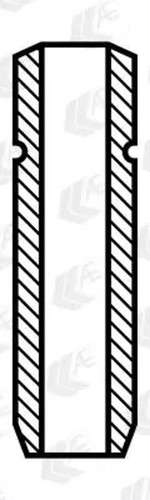 Valve guide vag92303b - valve,