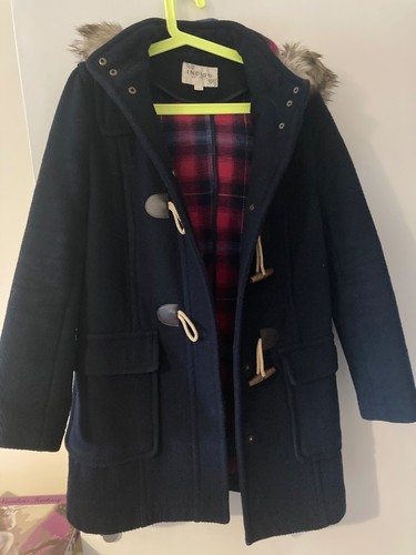 Navy duffle coat - , size