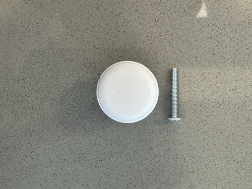 White wood knob for pottery - knob,