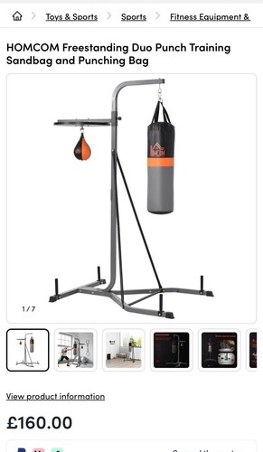 Homcom punchbag speedball - &,