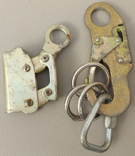 Climbing Equipment Rope Grab Fall Protection Ascender Double Action Snap Hook