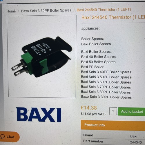Baxi solo 60 70 - 70, 80