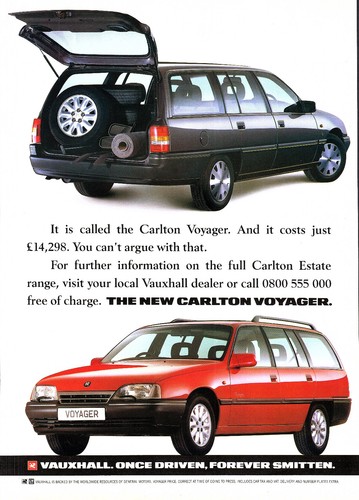 1989 advert vauxhall carlton - 1989,