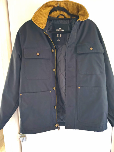 Hollister men navy jacket - hollister,