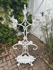Stunning Antique Cast Iron Hat And Umbrella Stand. Approx 140cm Tall