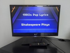 LG M2250D Full HD 1080P 21.5 Inch TV With Stand, Remote And Power Cable Working