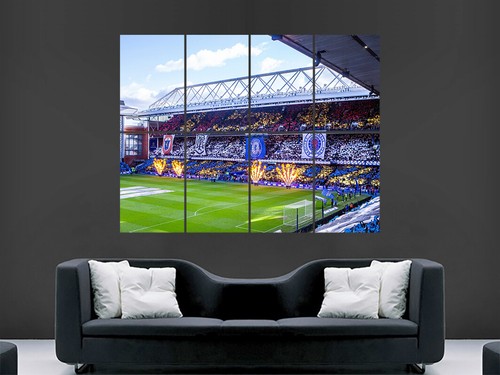 Ibrox stadium rangers poster - rangers,
