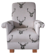 Kids Grey Chair Stags Armchair