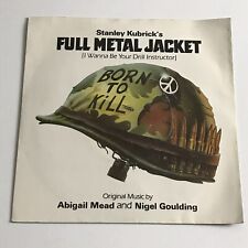 Abigail Mead & Nigel Goulding - Full Metal Jacket 7" Record - W 8187 EX/VG+