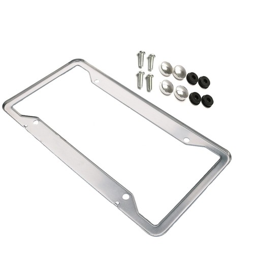 Chrome stainless steel license - chrome,
