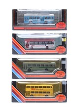 GILBOW E.F.E '1:76' SCALE LOT OF 4 ASSORTED BRISTOL/ LEYLAND/ PLAXTON BUSES