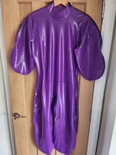 New latex rubber catsuit - new,