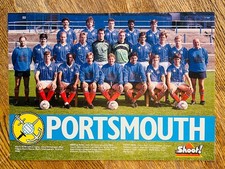 Hand Signed A4 Picture - Portsmouth FC 1988/89 season - 14 signatures
