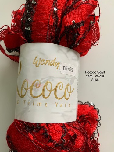Wendy rococo scarf - rococo, ribbon