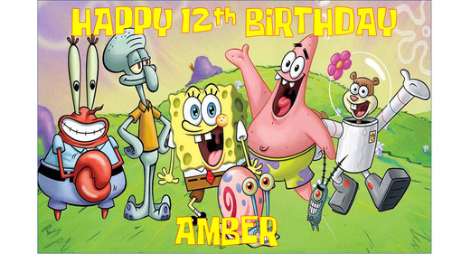 Sponge bob personalised - bob,