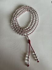 Handmade natural Quartz 108 Mala Beads Buddhist Prayer Beads, 6mm