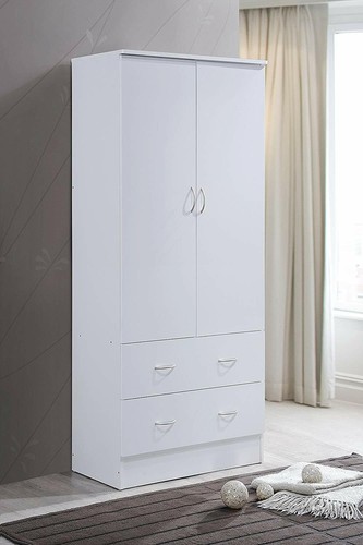 White finish wooden - finish, armoire