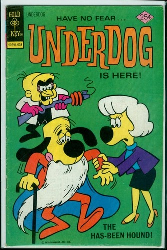 Gold key comics underdog 8 - gold, #8