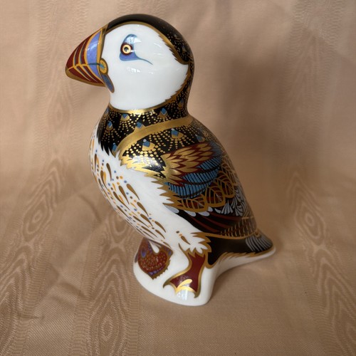 Royal crown derby - crown, puffin