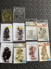 10 Sarah Kay Rubber Stamps Stampavie Clear Bundle Girl Children New Used Lot