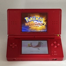 Nintendo DS Lite Red Gaming Handheld Console System.