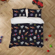 3D Rocket Spaceship Asteroid